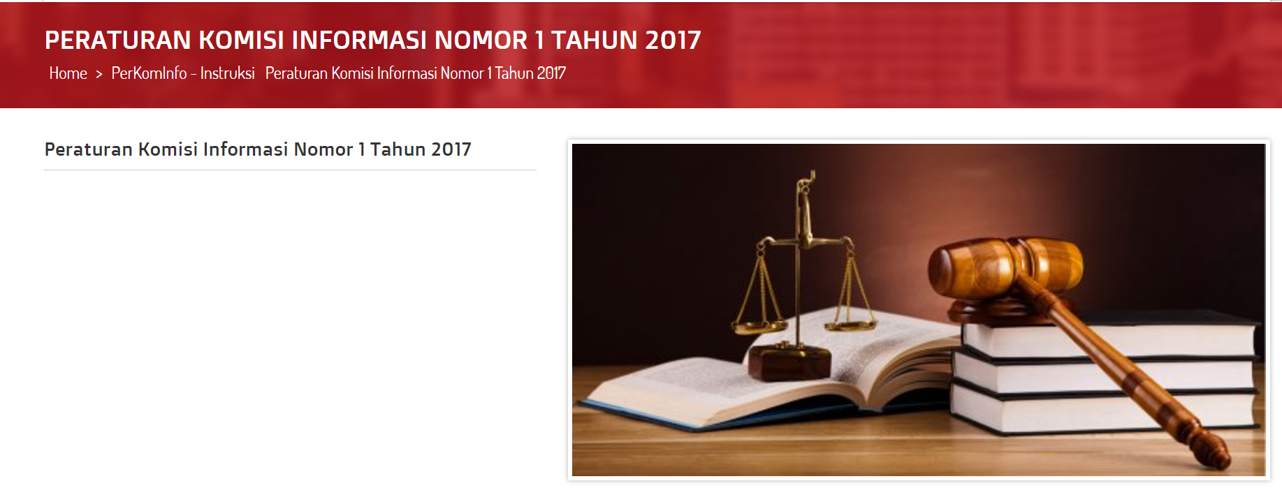 Peraturan KI Nomor 1 Tahun 2017